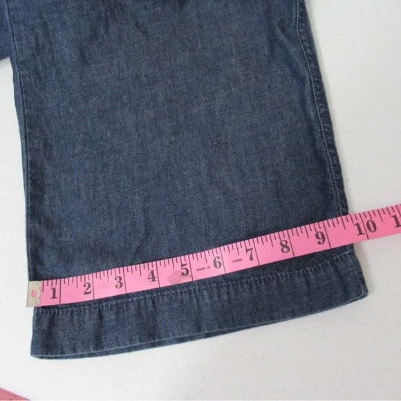 DKNY Chambray Casual Cargo Pants Size 4 - Picture 14 of 16